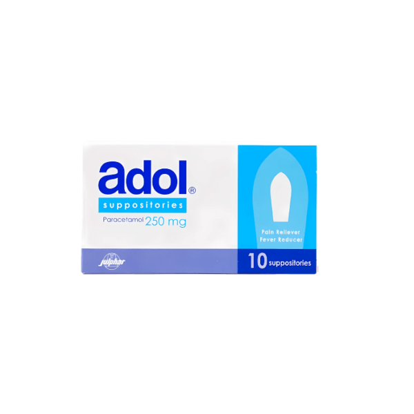 ADOL 250MG SUPPOSITORIES 10SUP - Image 1
