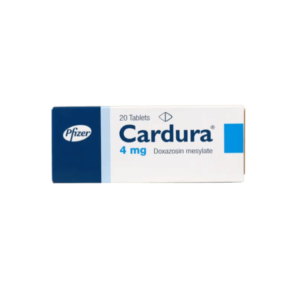 CARDURA 4 MG 20 TABLETS - Image 1