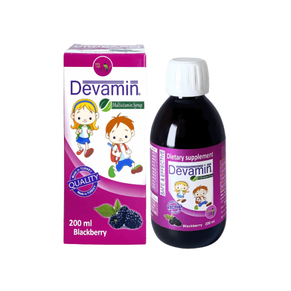 DEVAMIN MULTIVITAMIN 200 ML BLACKBERRY - Image 1