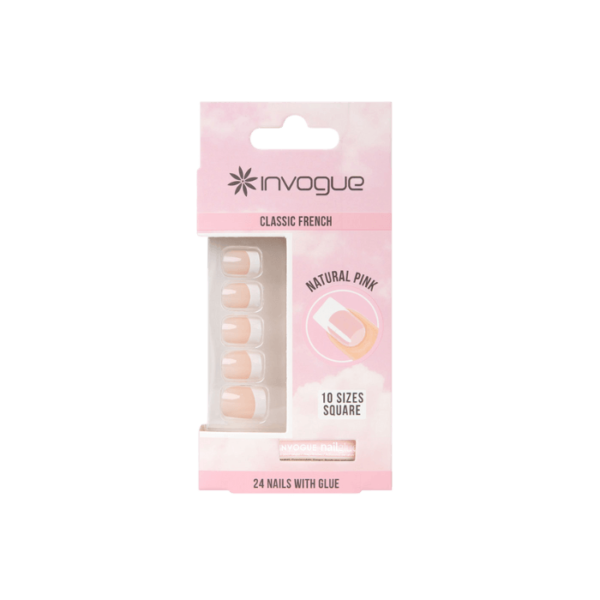 INVOGUE NATURAL PINK SQUARE - Image 1