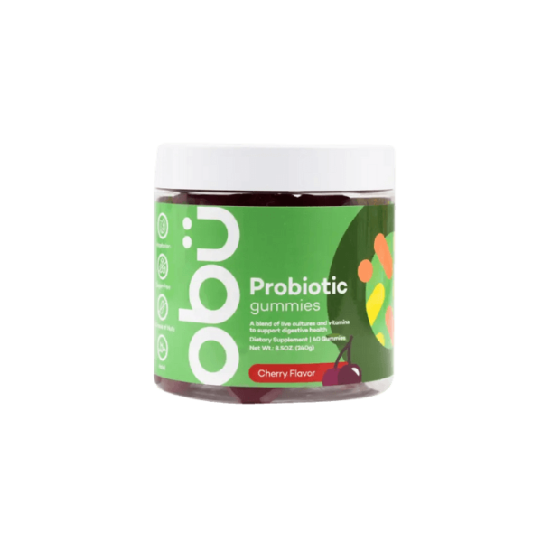 OBU PROBIOTICS CHERRY FLAVOUR 60 GUMMIES - Image 1